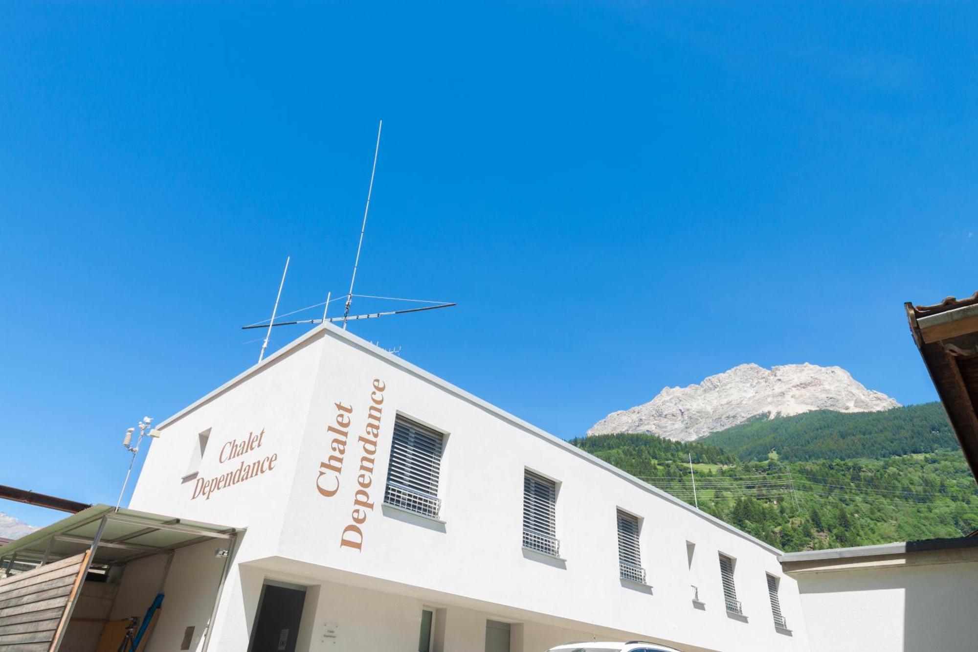Ristorante Pensione Chalet Stazione Poschiavo Dış mekan fotoğraf
